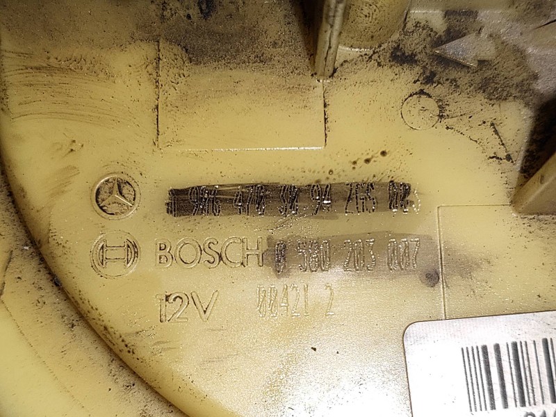 Recambio de bomba combustible para mercedes sprinterii caja cerrada (desde 01.06) 2.1 cdi cat referencia OEM IAM 0580203007 A906