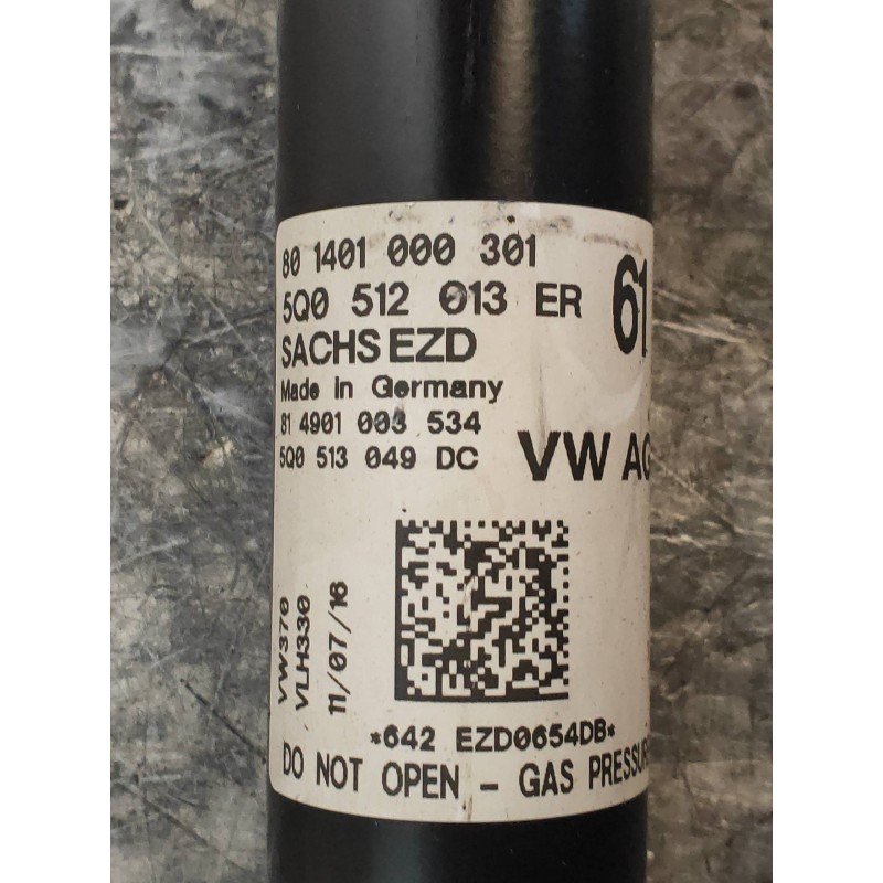 Recambio de amortiguador trasero izquierdo para seat leon sc (5f5) fr advanced referencia OEM IAM 801401000301 5Q0512013ER 