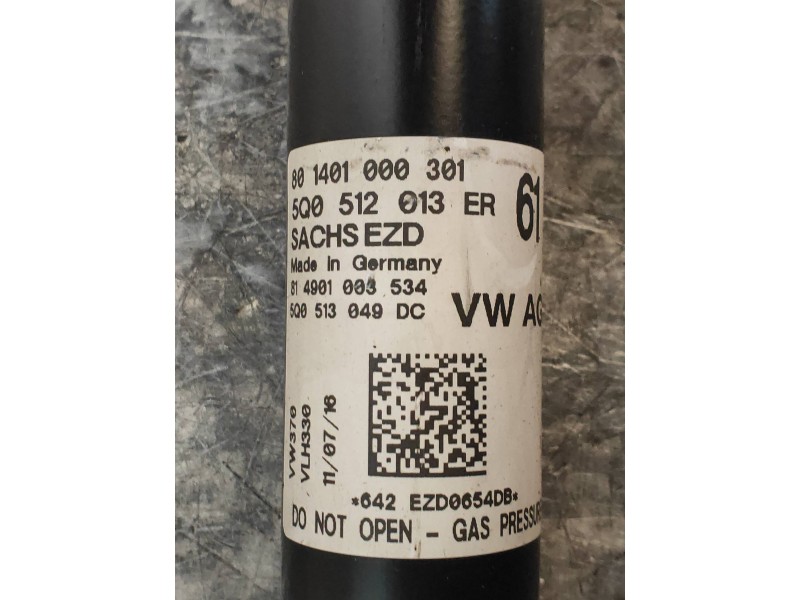 Recambio de amortiguador trasero izquierdo para seat leon sc (5f5) fr advanced referencia OEM IAM 801401000301 5Q0512013ER 