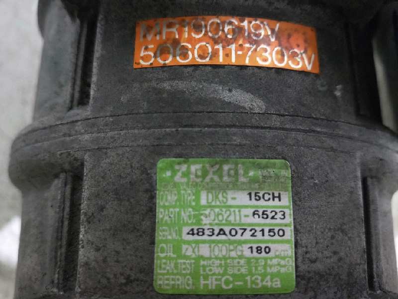 Recambio de compresor aire acondicionado para mitsubishi l 200 (k6/7) referencia OEM IAM 5062116523 DKS15CH MR190619V 5060117303