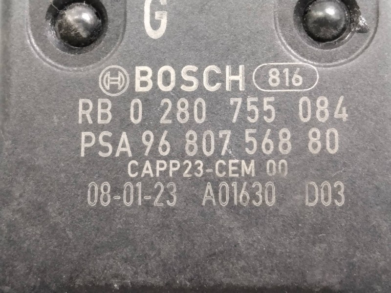 Recambio de potenciometro pedal para citroen c3 1.4 hdi referencia OEM IAM 0280755084 9680756880  Recambio de potenciometro pedal para citroen c3 1.4 hdi referencia OEM IAM 0280755084 9680756880