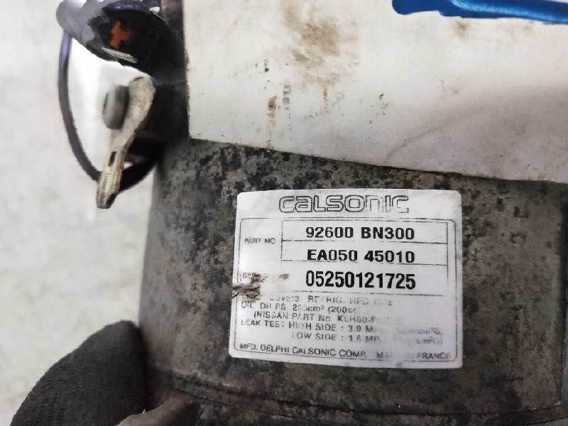 Recambio de compresor aire acondicionado para nissan almera (n16/e) 2.2 16v turbodiesel cat referencia OEM IAM 92600BN300 EA0504