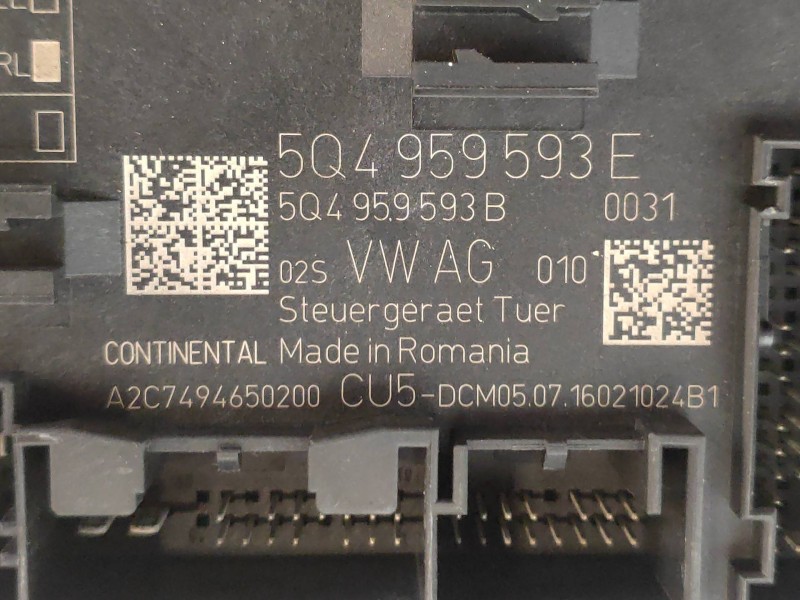 Recambio de modulo electronico para seat leon sc (5f5) fr advanced referencia OEM IAM A2C7494650200 5Q4959593E 5Q4959593B