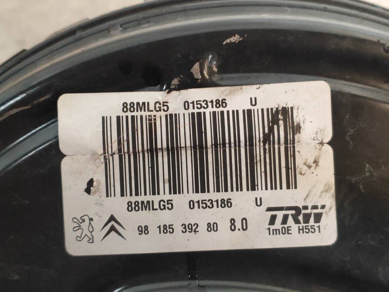 Recambio de servofreno para peugeot partner kombi outdoor referencia OEM IAM 9818539280  4535AX
