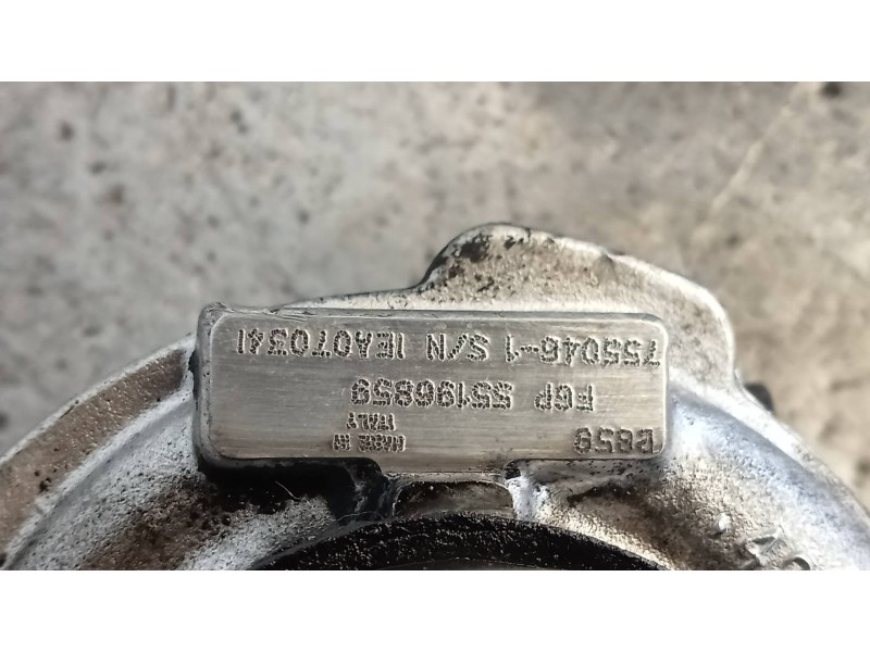 Recambio de turbocompresor para fiat croma (194) 1.9 16v multijet dynamic referencia OEM IAM 7550461 55196859 