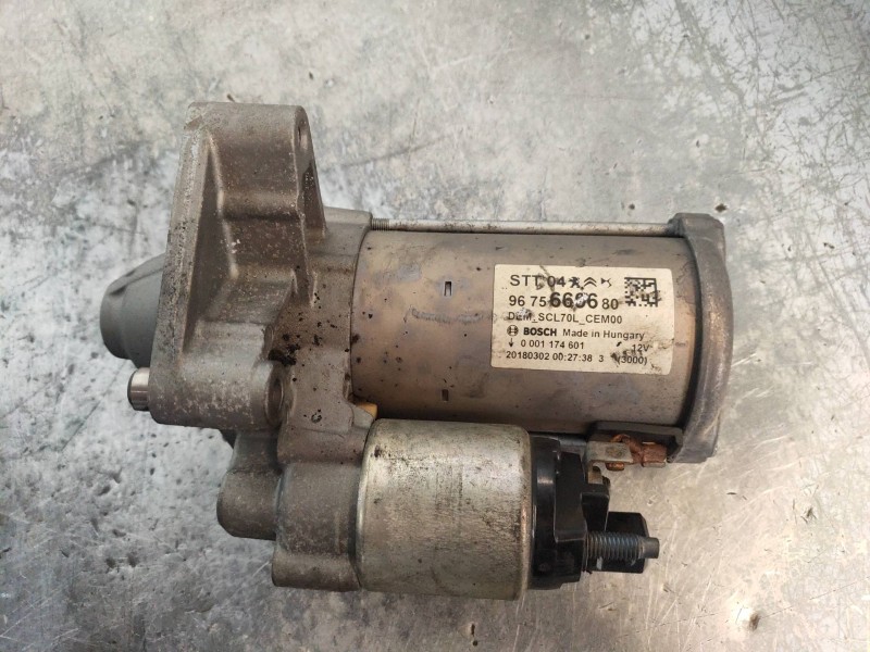 Recambio de motor arranque para peugeot partner kombi outdoor referencia OEM IAM 0001174601 9675660680 5802FG