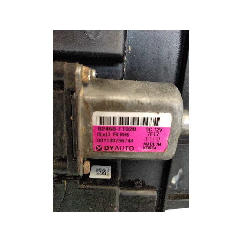 Recambio de elevalunas delantero derecho para kia sportage 1.7 crdi cat referencia OEM IAM 82460F1020  