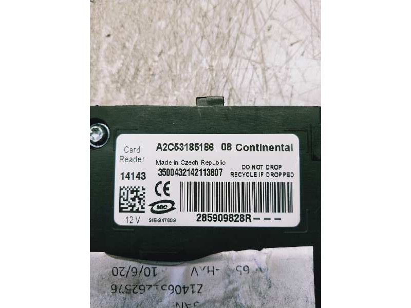 Recambio de conmutador de arranque para renault megane iii berlina 5 p business referencia OEM IAM A2C53185186  TARJETA
