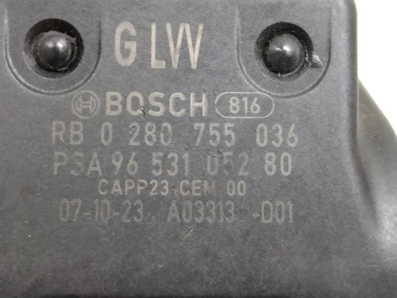 Recambio de potenciometro pedal para citroen berlingo 1.6 16v hdi referencia OEM IAM 0280755036 9653105280 