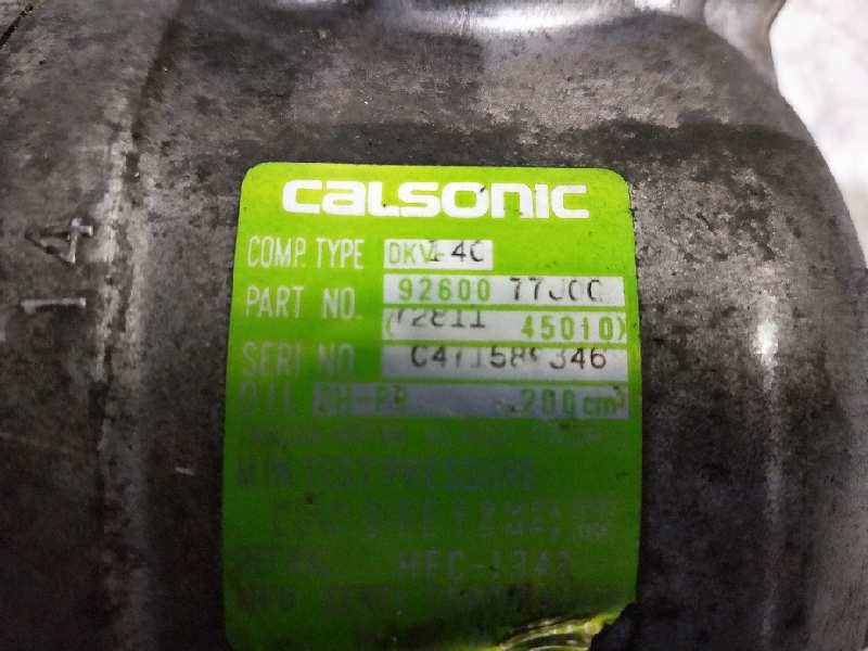 Recambio de compresor aire acondicionado para nissan primera berl./familiar (p10/w10) referencia OEM IAM 9260077J00 DKV14C  Recambio de compresor aire acondicionado para nissan primera berl./familiar (p10/w10) referencia OEM IAM 9260077J00 DKV14C