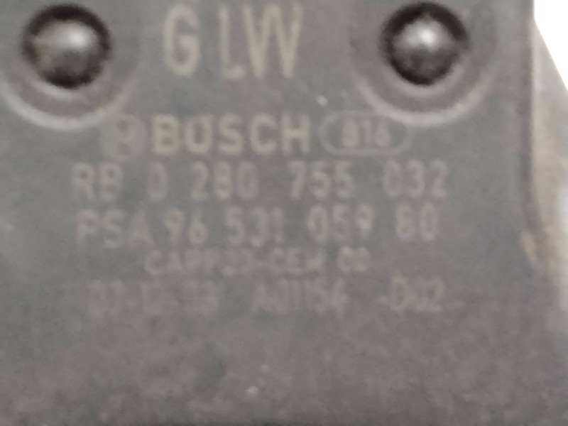 Recambio de potenciometro pedal para citroen xsara picasso 1.6 hdi cat (9hy / dv6ted4) referencia OEM IAM 0280755032 9653105980 