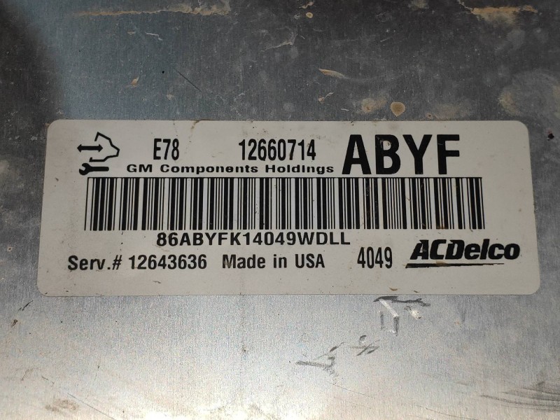 Recambio de centralita motor uce para opel cascada excellence referencia OEM IAM 12660714 12643636 ABYF
