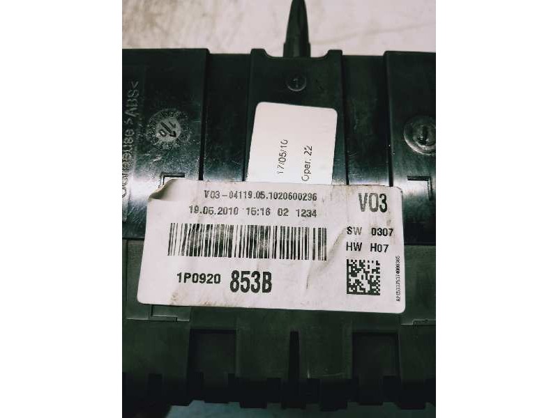 Recambio de cuadro instrumentos para seat leon (1p1) reference referencia OEM IAM 1P0920853B  