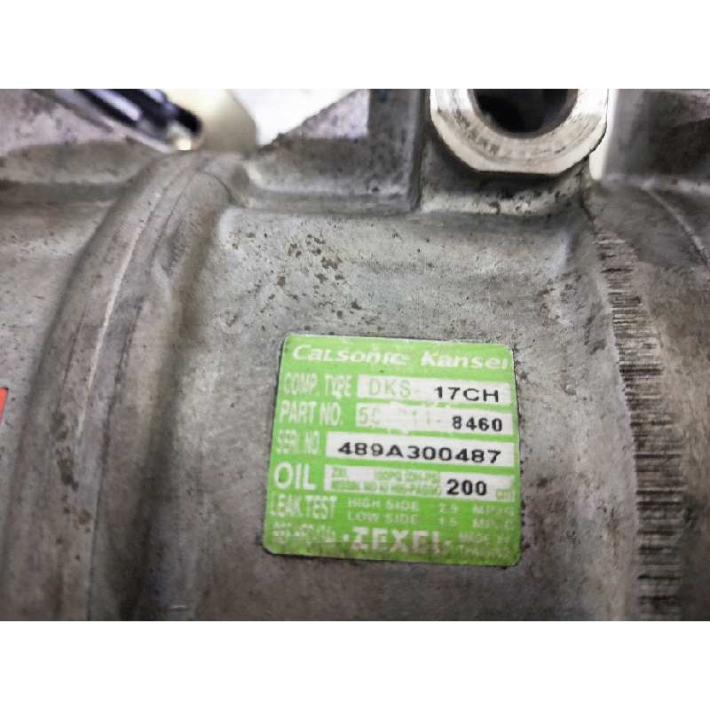 Recambio de compresor aire acondicionado para nissan pick-up (d22) 2.5 turbodiesel referencia OEM IAM DKS17CH 92600VK510 5060120