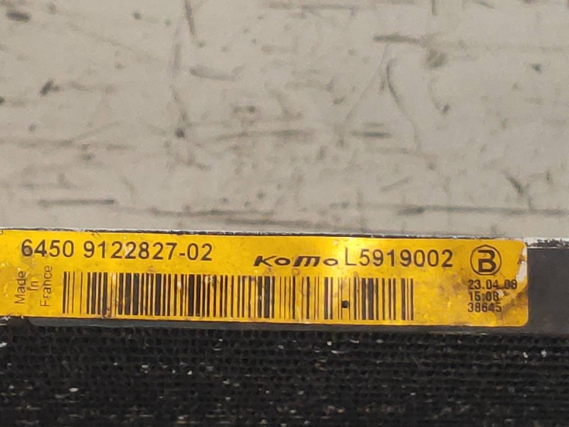Recambio de condensador / radiador aire acondicionado para bmw serie 6 coupe (e63) 635d referencia OEM IAM 6450912282702 L591900
