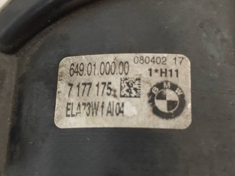 Recambio de faro antiniebla izquierdo para bmw serie 6 coupe (e63) 635d referencia OEM IAM 7177175 6490100000 63177177175