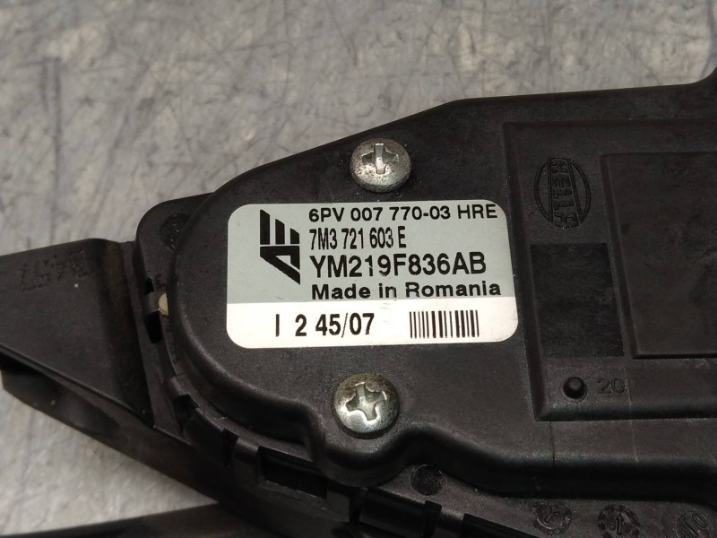 Recambio de potenciometro pedal para seat alhambra (7v9) reference referencia OEM IAM 6PV00777003 7M3721603E 
