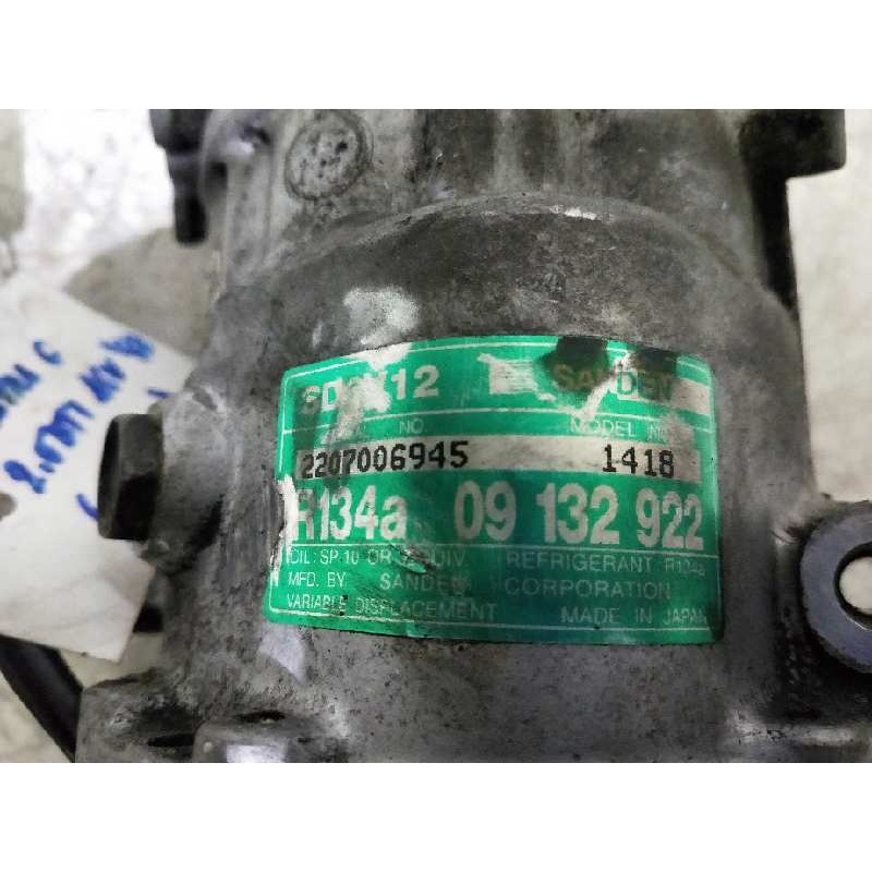 Recambio de compresor aire acondicionado para opel astra g berlina 2.0 dti referencia OEM IAM SD6V121418 09132922  Recambio de compresor aire acondicionado para opel astra g berlina 2.0 dti referencia OEM IAM SD6V121418 09132922