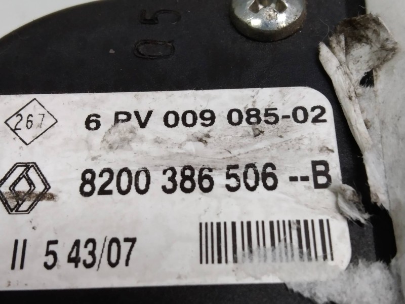 Recambio de potenciometro pedal para dacia logan laureate referencia OEM IAM 6PV00908502 8200386506B 