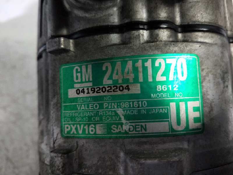 Recambio de compresor aire acondicionado para opel vectra c berlina referencia OEM IAM PXV168612 24411270 981610