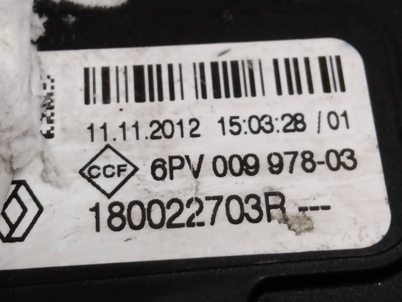 Recambio de potenciometro pedal para dacia sandero 0.9 tce cat referencia OEM IAM 6PV00997803 180022703R 