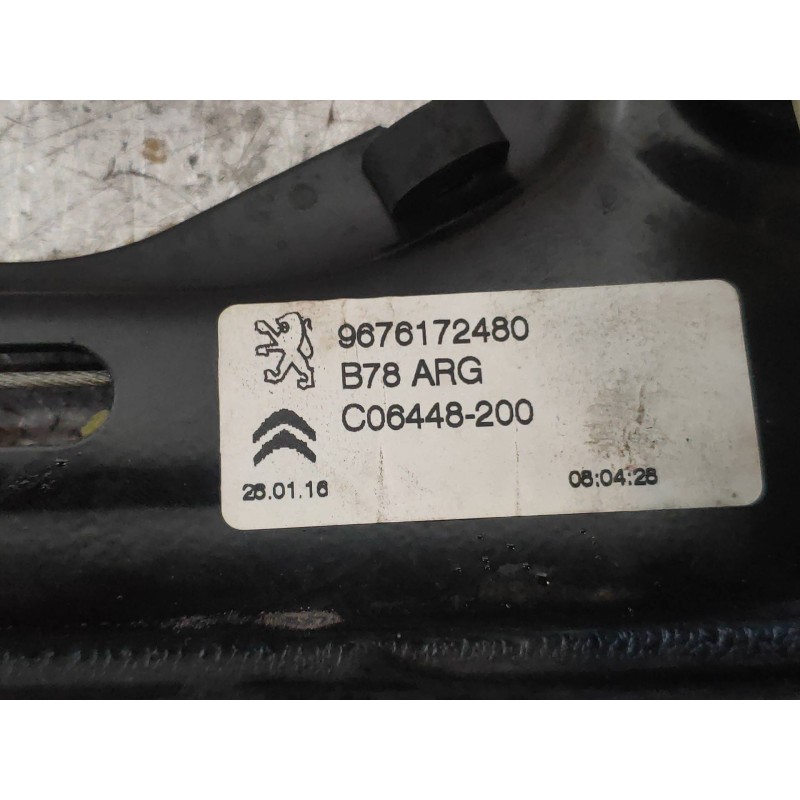 Recambio de elevalunas trasero izquierdo para citroen c4 picasso 1.6 blue-hdi fap referencia OEM IAM 9676172480  