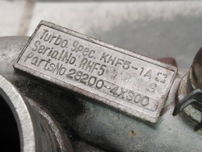 Recambio de turbocompresor para kia carnival ii 2.9 cdri ex referencia OEM IAM 282004X300 KHF51A 