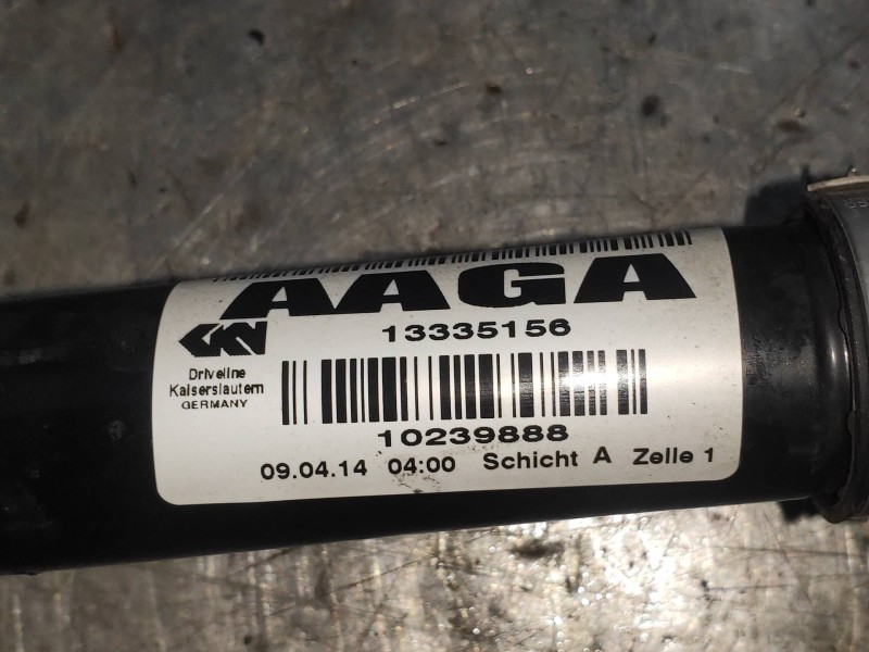 Recambio de transmision delantera derecha para opel cascada excellence referencia OEM IAM 13335156  