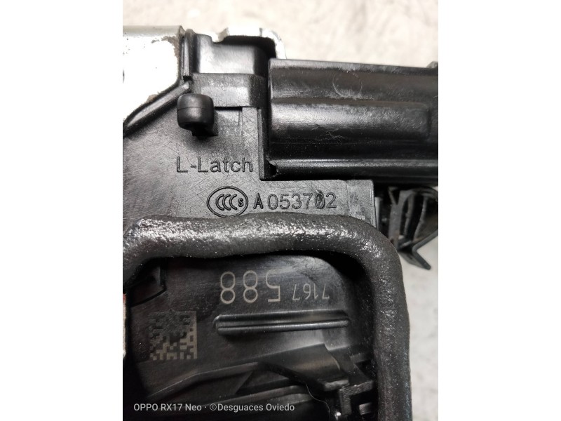Recambio de cerradura puerta trasera derecha para bmw x6 (e71) xdrive40d referencia OEM IAM 51227202148 A053702 5P