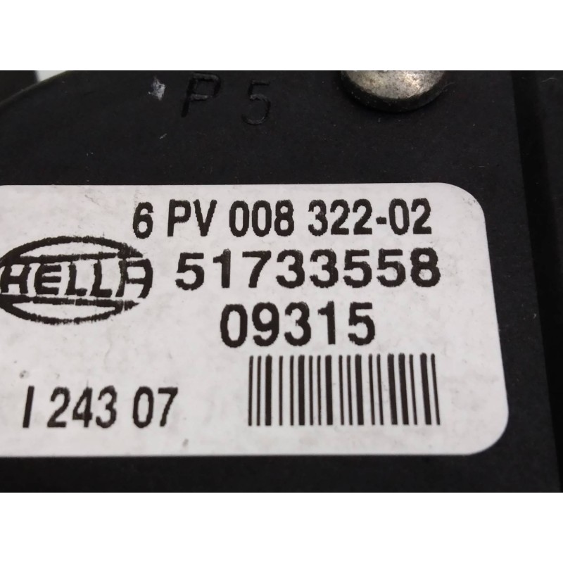 Recambio de potenciometro pedal para fiat croma (194) 1.9 jtd 16v cat referencia OEM IAM 6PV00832202 51733558 