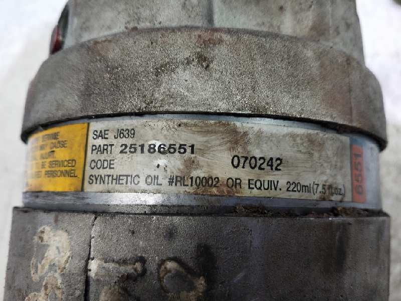 Recambio de compresor aire acondicionado para opel vectra b berlina 2.0 dti referencia OEM IAM 25186551 6551 