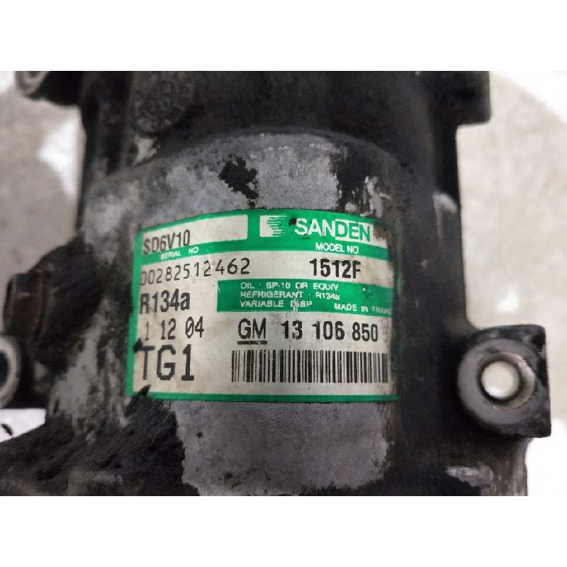 Recambio de compresor aire acondicionado para opel corsa c cosmo referencia OEM IAM SD6V101512F 1512F 13106850