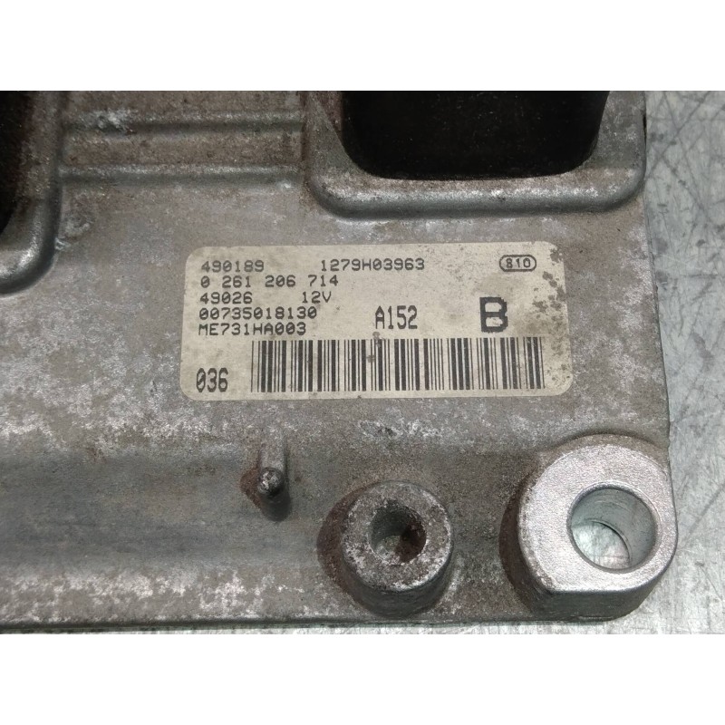 Recambio de centralita motor uce para alfa romeo 147 (190) 1.6 ts 105 distinctive referencia OEM IAM 0261206714 1279H03963 A152