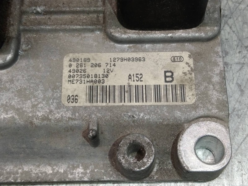 Recambio de centralita motor uce para alfa romeo 147 (190) 1.6 ts 105 distinctive referencia OEM IAM 0261206714 1279H03963 A152