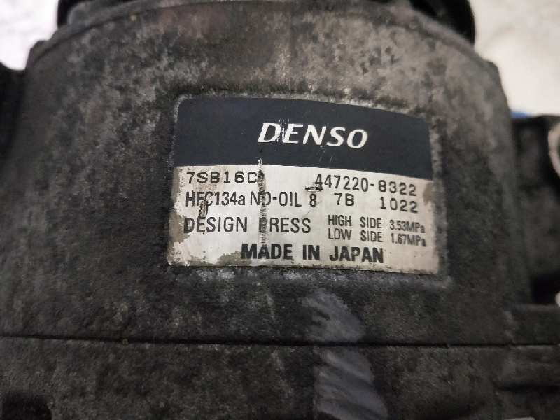 Recambio de compresor aire acondicionado para opel zafira a blue line referencia OEM IAM 4472208322 7SB16C1022 