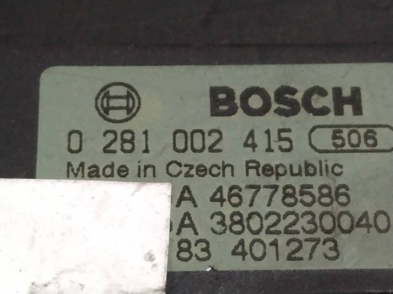 Recambio de potenciometro pedal para fiat doblo cargo (223) 1.9 diesel cat referencia OEM IAM 0281002415 46778586 