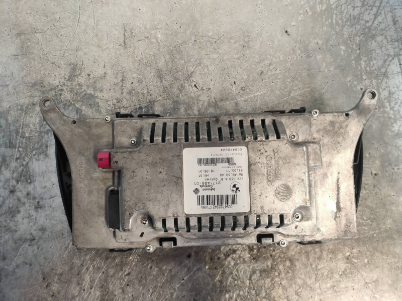 Recambio de pantalla multifuncion para bmw x6 (e71) xdrive40d referencia OEM IAM 21749501 923289601 