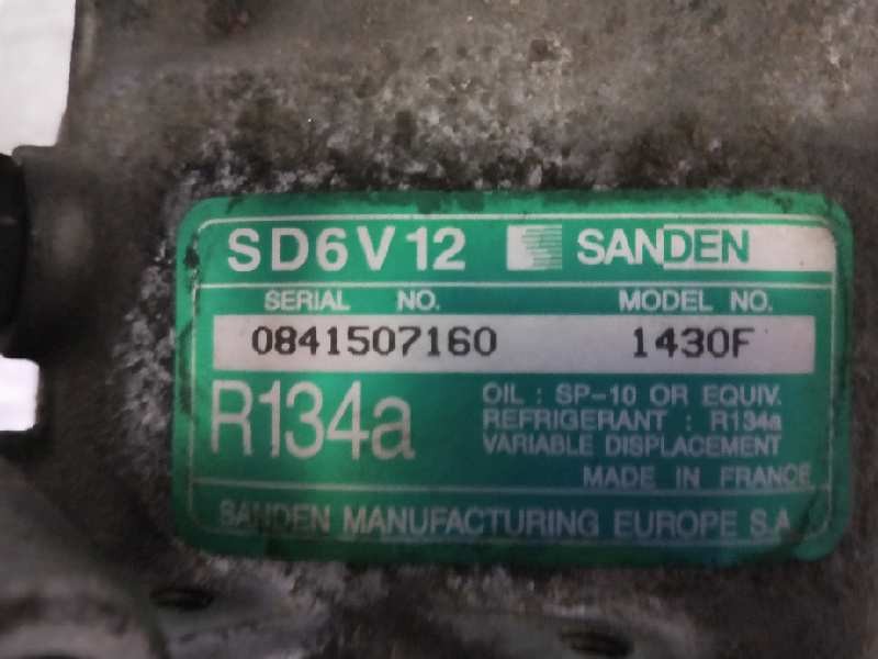 Recambio de compresor aire acondicionado para peugeot 307 (s1) xs referencia OEM IAM SD6V121430F 1430F 