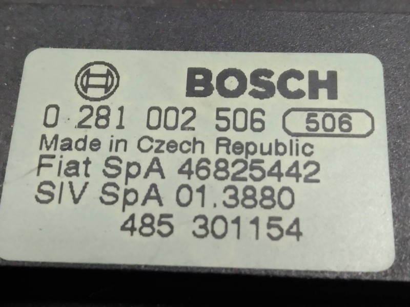 Recambio de potenciometro pedal para fiat multipla nuevo (186) 1.9 jtd dynamic referencia OEM IAM 0281002506 46825442 