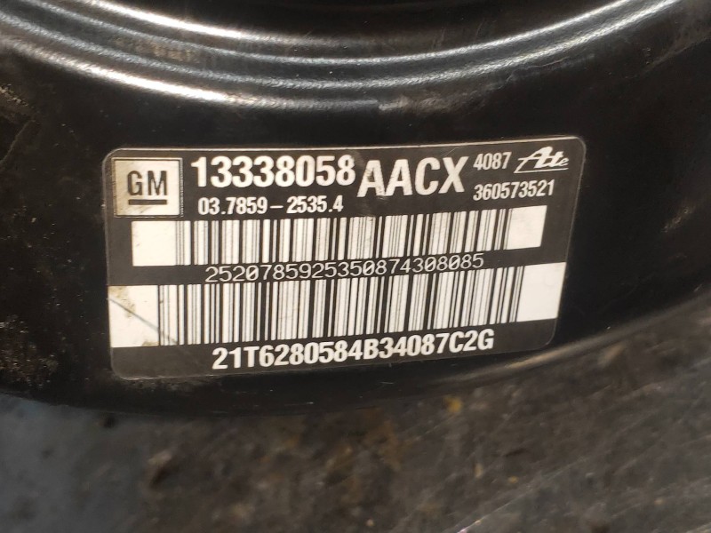 Recambio de servofreno para opel cascada excellence referencia OEM IAM 03785925354 13338058 