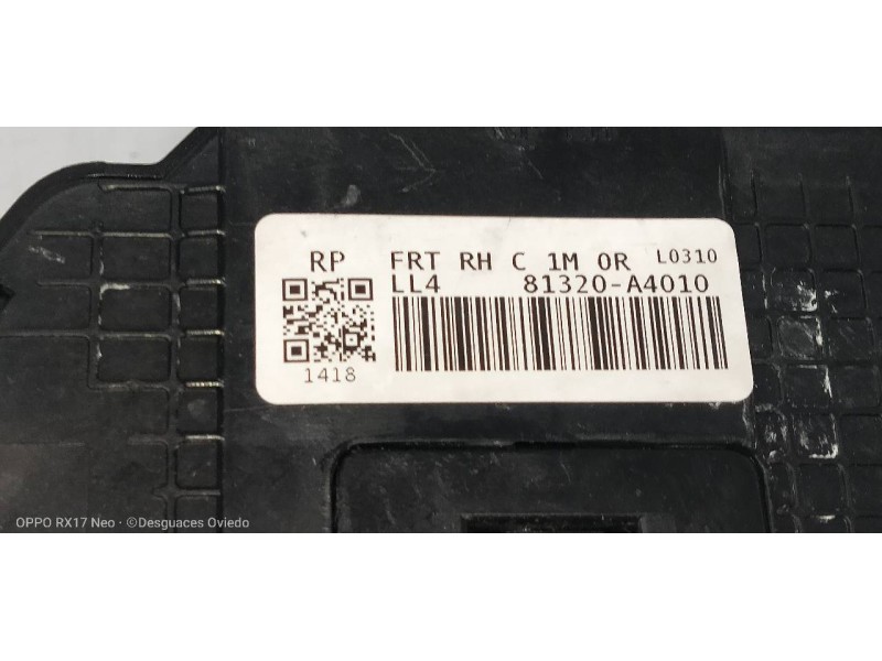 Recambio de motor cierre centralizado delantero derecho para kia carens ( ) business referencia OEM IAM 81320A4010  