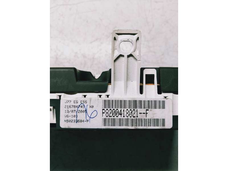 Recambio de cuadro instrumentos para renault modus base authentique referencia OEM IAM P8200418021F 216784745 