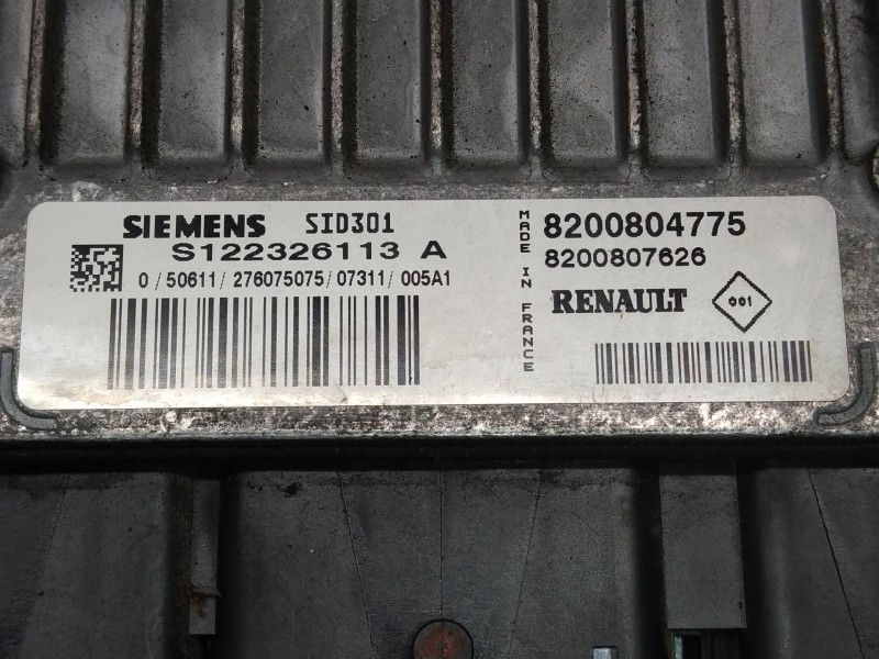 Recambio de centralita motor uce para renault megane ii berlina 5p luxe dynamique referencia OEM IAM S122326113A 8200804775 8200