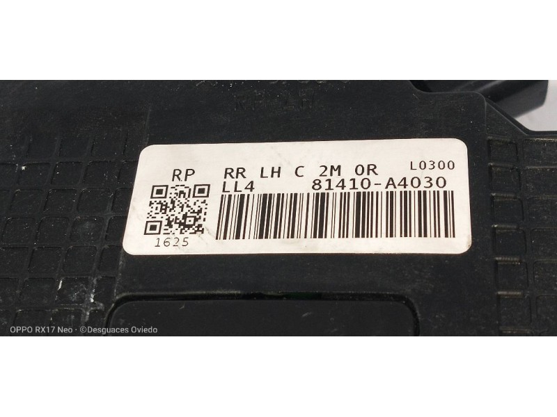 Recambio de motor cierre centralizado trasero izquierdo para kia carens ( ) business referencia OEM IAM 81410A4030  