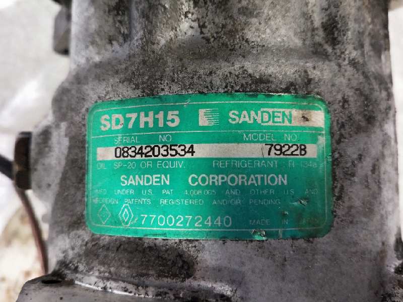 Recambio de compresor aire acondicionado para renault 19 (b/c/l53) referencia OEM IAM SD7H157922B 7922B 7700272440