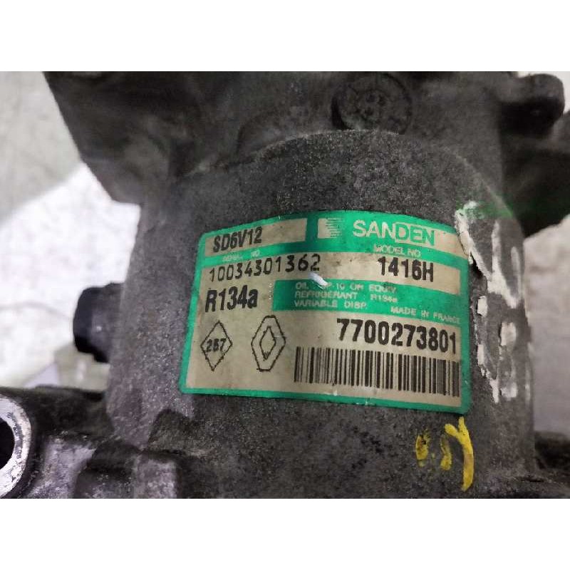 Recambio de compresor aire acondicionado para renault clio ii fase ii (b/cb0) 1.5 dci diesel referencia OEM IAM SD6V121416H 1416 Recambio de compresor aire acondicionado para renault clio ii fase ii (b/cb0) 1.5 dci diesel referencia OEM IAM SD6V121416H 1416
