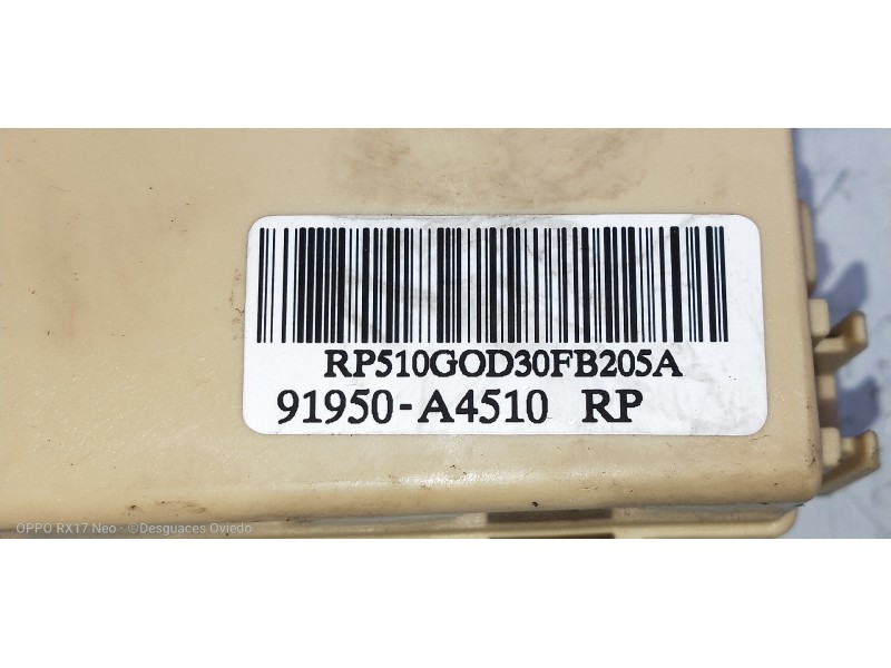 Recambio de caja reles / fusibles para kia carens ( ) business referencia OEM IAM 91950A4510  