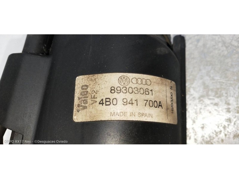 Recambio de faro antiniebla derecho para audi a6 berlina (4b2) 2.5 tdi quattro referencia OEM IAM 4B0941699A 89303051 