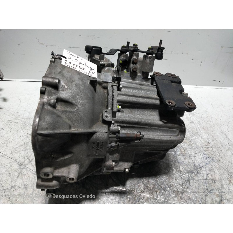Recambio de caja cambios para kia sportage 2.0 crdi referencia OEM IAM S614JE 063183 