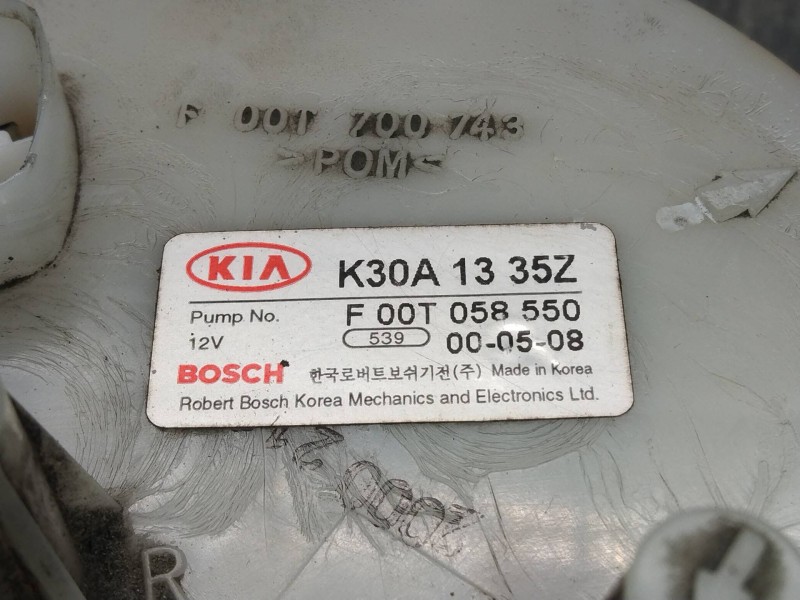Recambio de bomba combustible para kia rio ls berlina (5-ptas.) referencia OEM IAM K30A1335Z F00T058550 